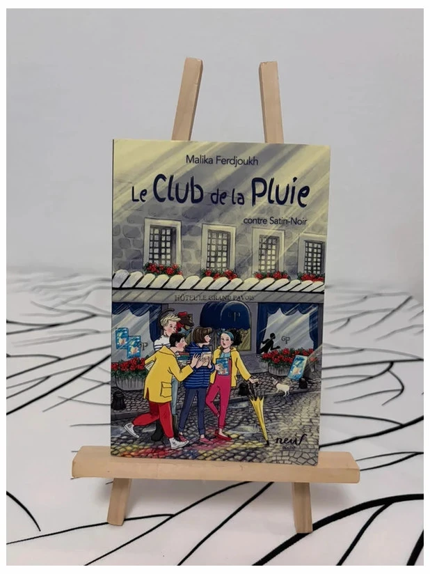 Le Club de la Pluie contre Satin-Noir – Malika Ferdjoukh roman jeunesse